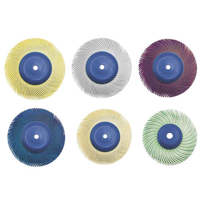 3M 2" 6-Ply Radial Bristle Disc Assortment