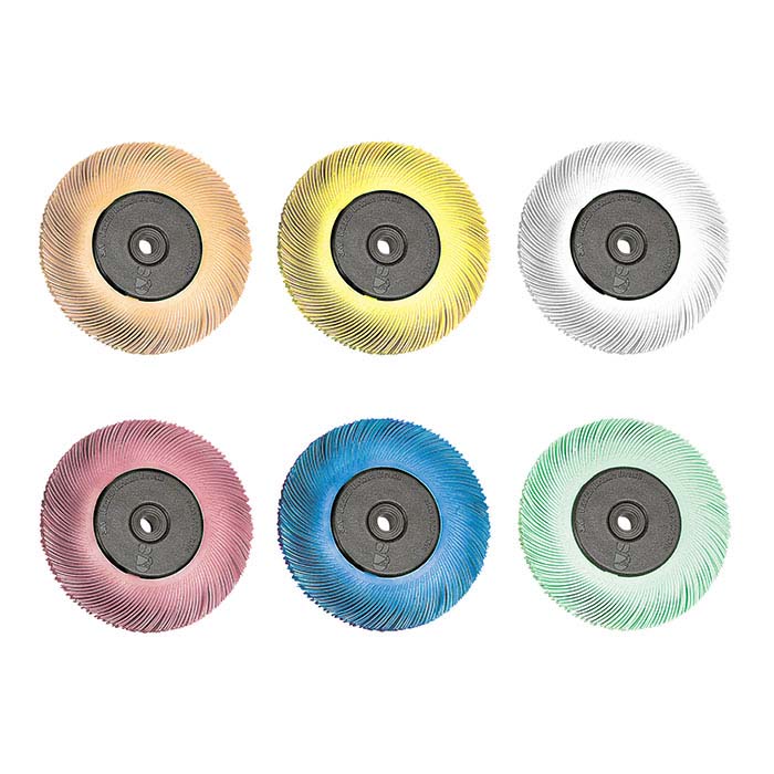 3M 6" 6-Ply Radial Bristle Disc Assortment