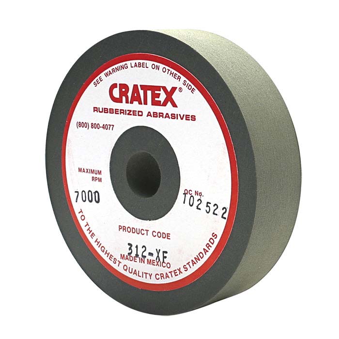 Cratex 3" Wheel, Gray-Green, Very Fine