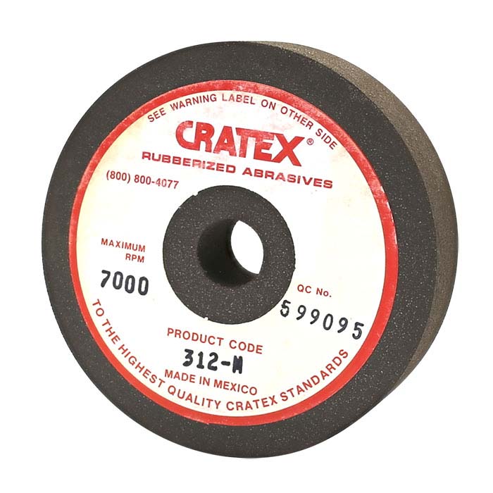 Cratex 3" Wheel, Brown, Medium