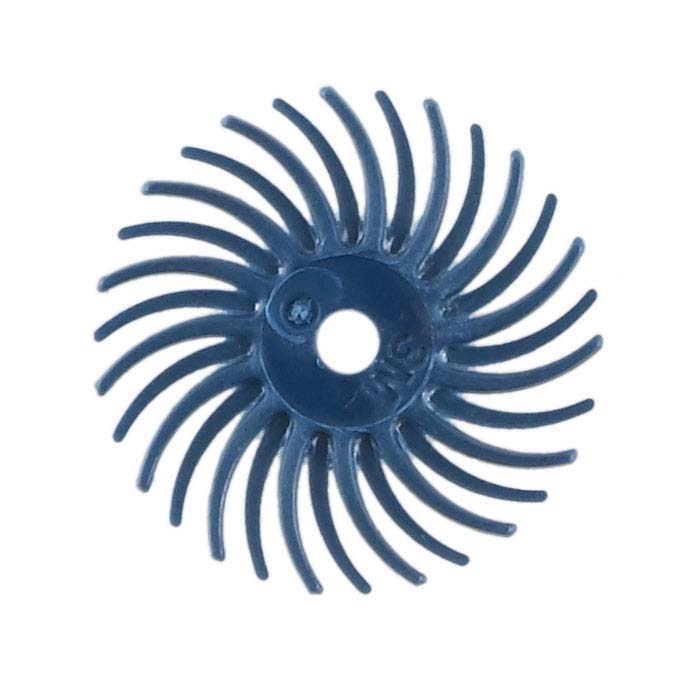 3M 9/16" Radial Bristle Disc, 400-Grit, Blue