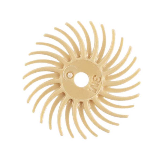 3M Radial Bristle Discs, 6 Micron, Peach