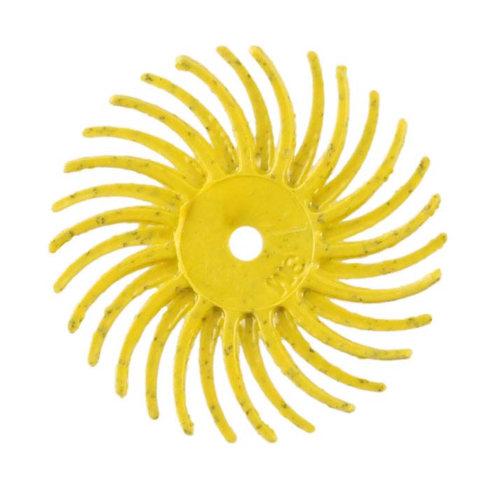 3M Radial Bristle Discs, 80 Grit, Yellow