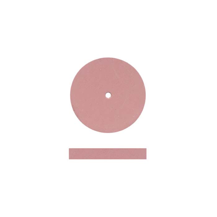 Dedeco Silicone Polishing Wheel, Pink, ExtraFine