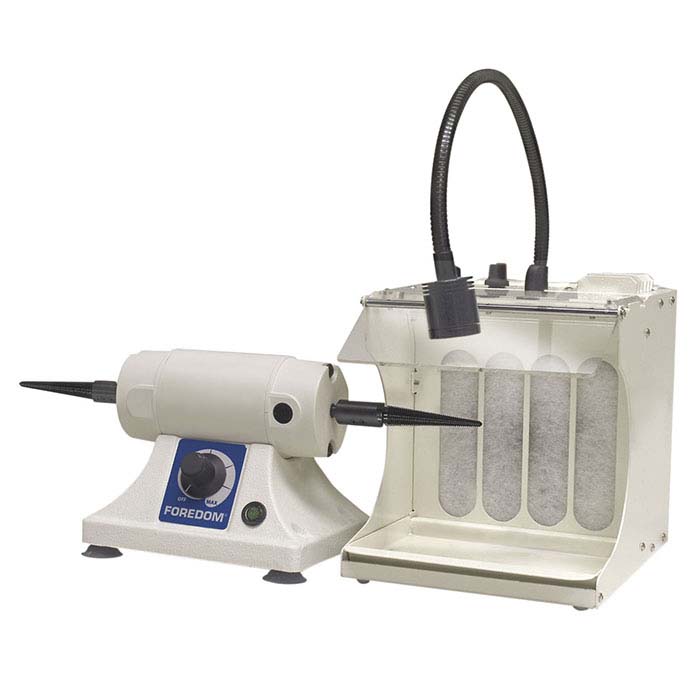 Foredom® K.3280 Bench Lathe and Filter Hood Kit
