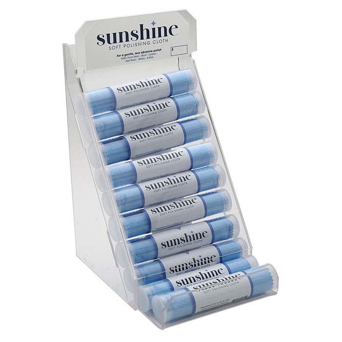 Sunshine® Soft Cloth Counter Display with 50 Tubes
