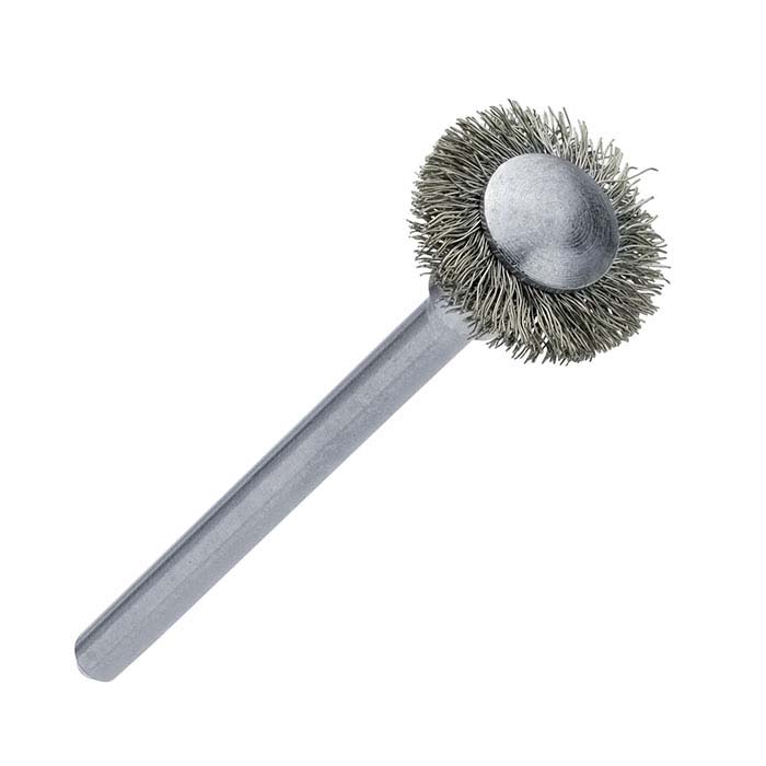 Crimped Stainless Steel Micro Brush, Mounted