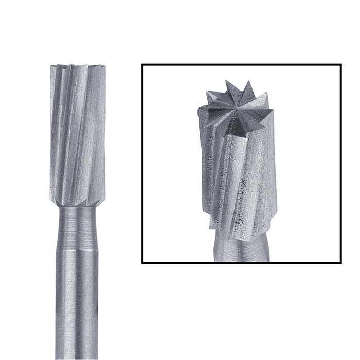 Busch® Tungsten Vanadium Cylinder Single-Cut Burs