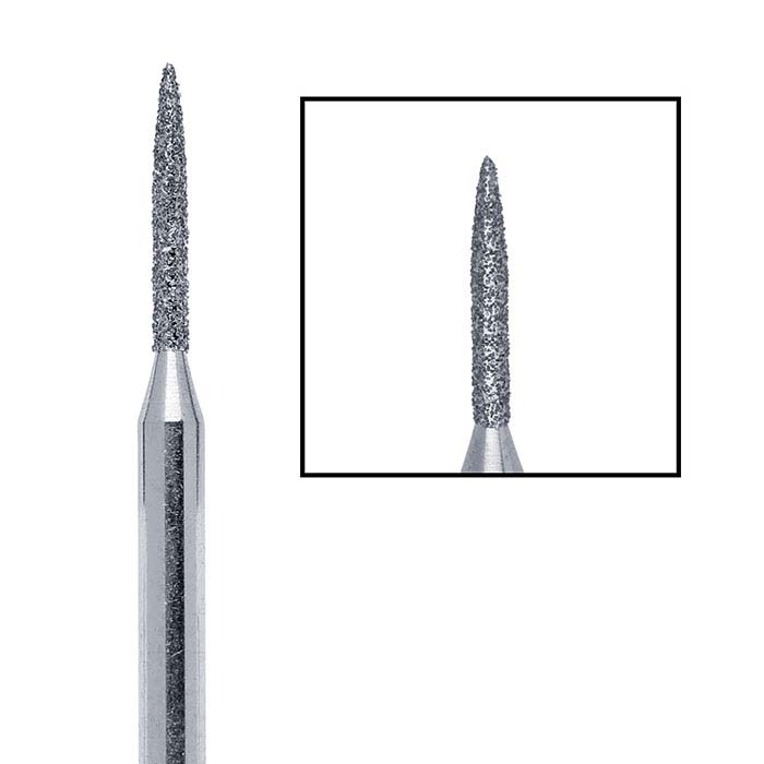 Edenta Diamond Flame Bur, 1.2mm