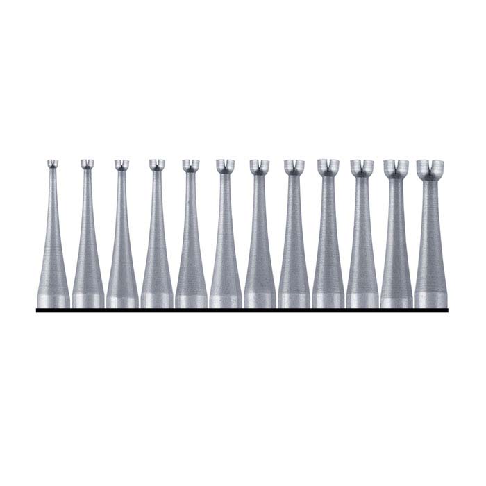 Busch® 12-Piece Twincut Concave Bur Set