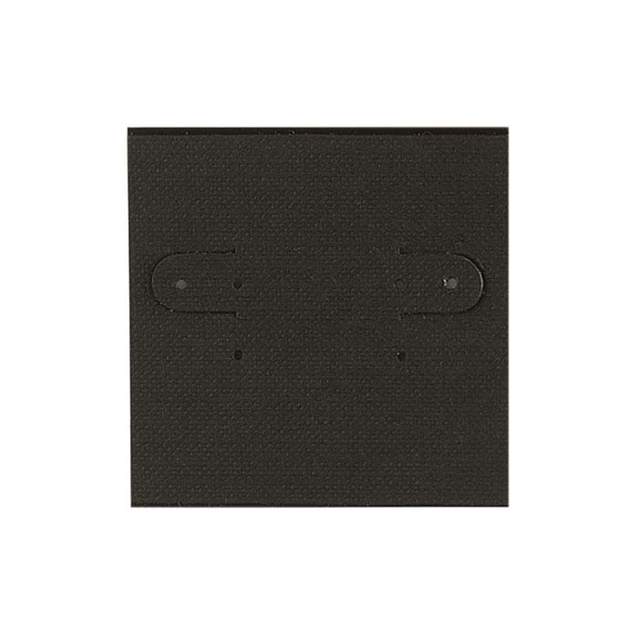 Black Paper-Covered Plastic Hanging Earring Card