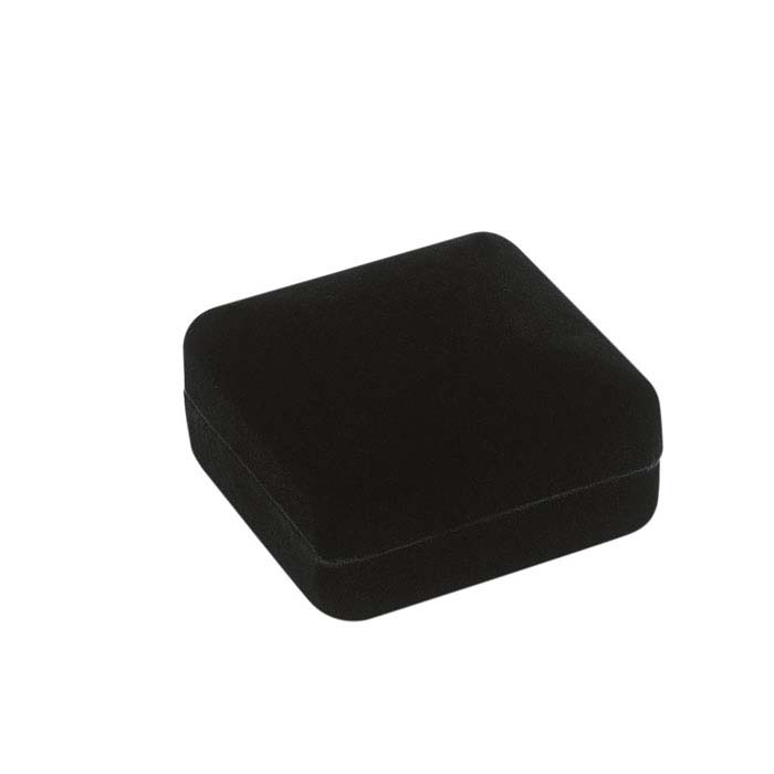 Black Velvet Flap Earring Gift Box