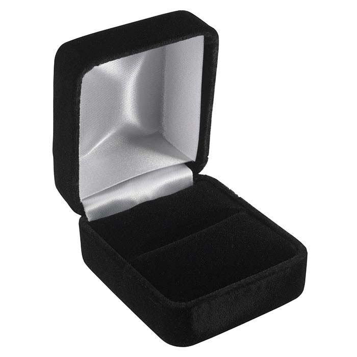 Black Velvet Ring Gift Box