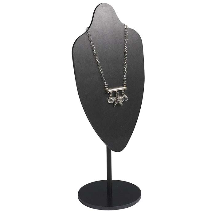 NaturalFinish Wrought Iron Necklace Display