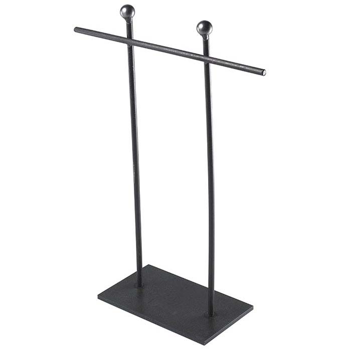 Natural-Finish Wrought Iron Multiple Chain and Necklace Stand Display