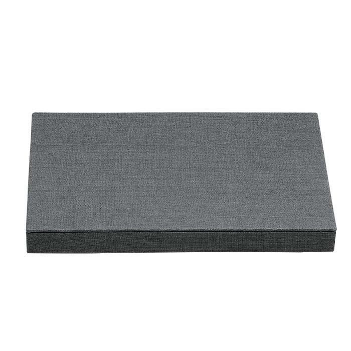 Gray Linen Riser Display