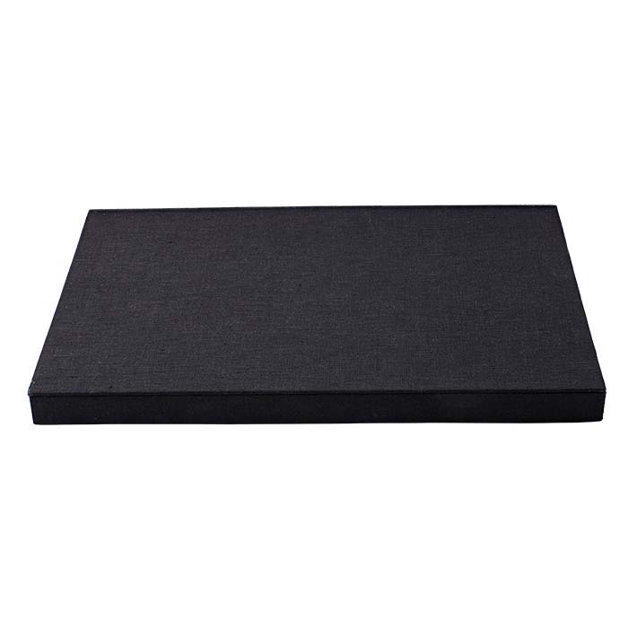 Black Linen Riser Display