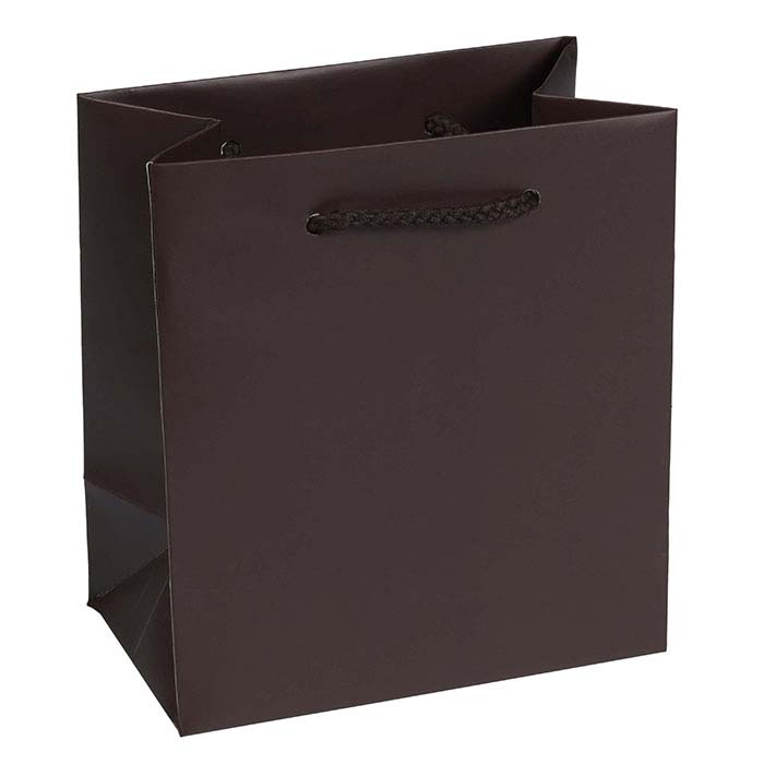 Chocolate Laminated Paper Euro-Tote