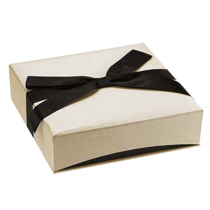 black ribbon wrapping