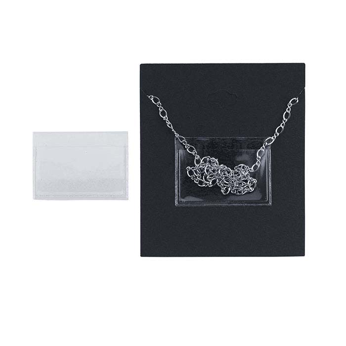 50X 180mm White Paper Collar Chain Necklace Fashion Choker Hanging Display Card 