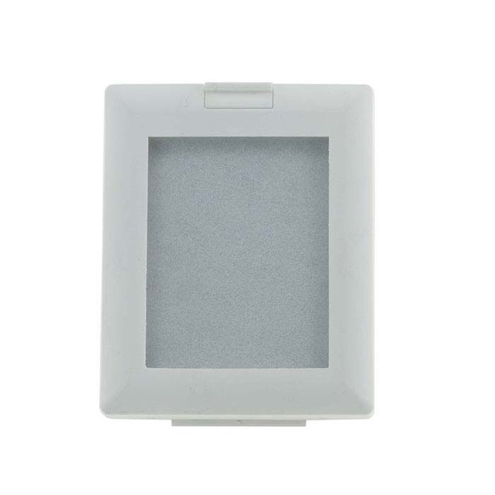 Plastic Glass-Top Gem Boxes with Easel and Reversible Insert