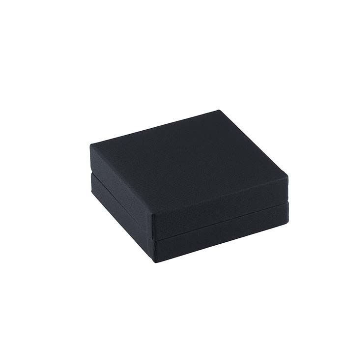 Black Leatherette Midnight Collection Earring Gift Box