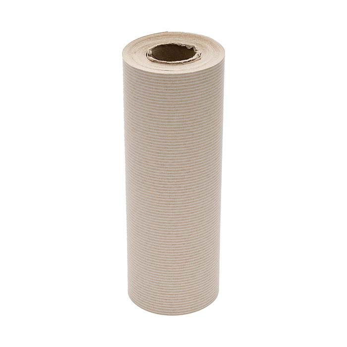 Kraft with Pinstripe Gift Wrapping Paper