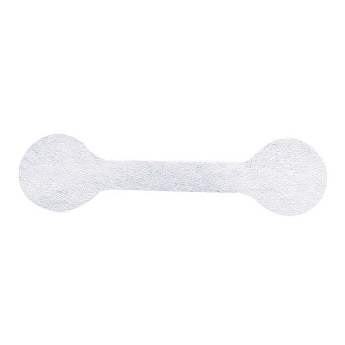 White Round Tear-Proof Paper Adhesive Ring Tag