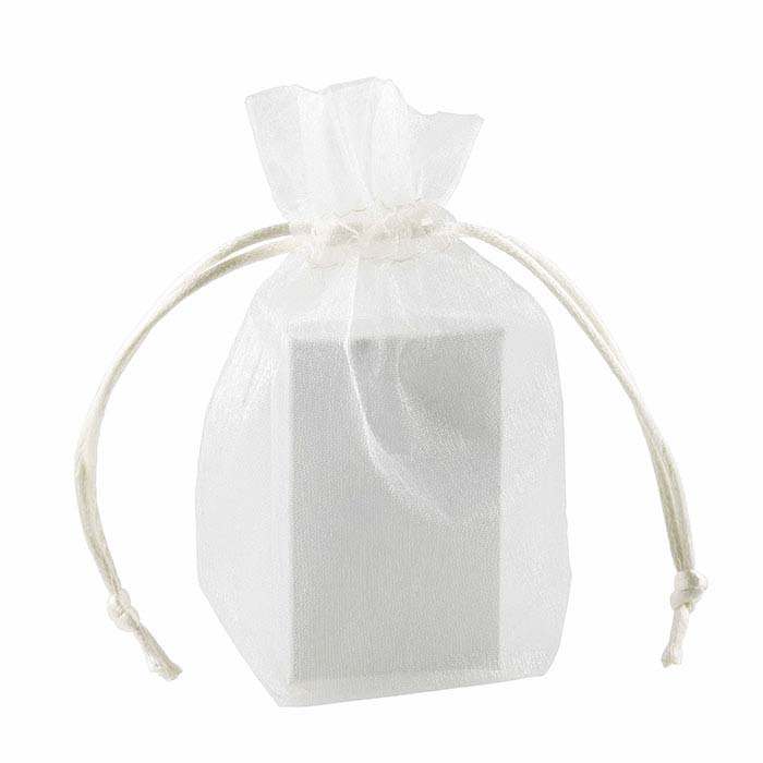 Organza Ivory 3-1/2" x 5" Pouch