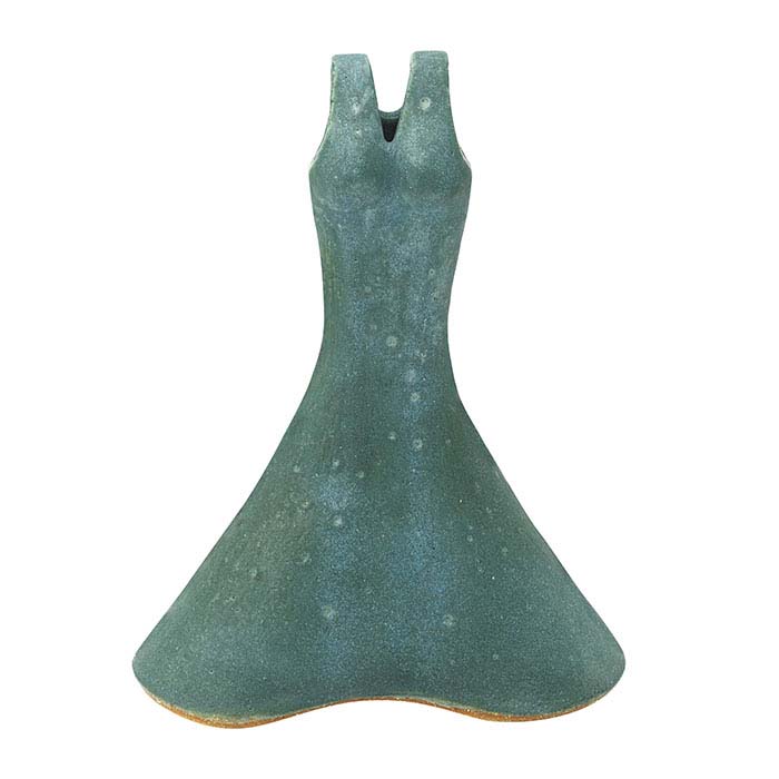 Ceramic Nile-Green Dress Display