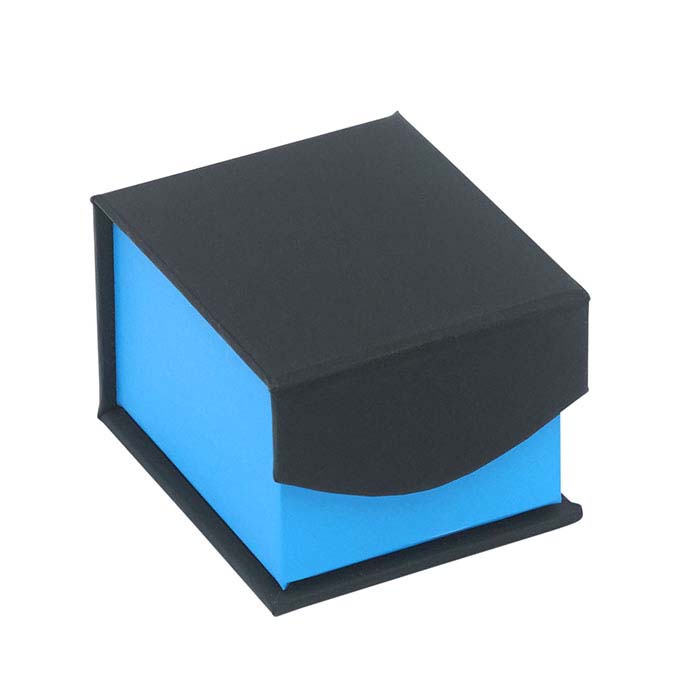 Electric Night Blue and Black Ring Gift Box