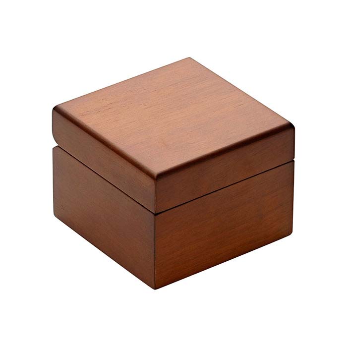 Brown Matte Hardwood Bangle or Watch Gift Box