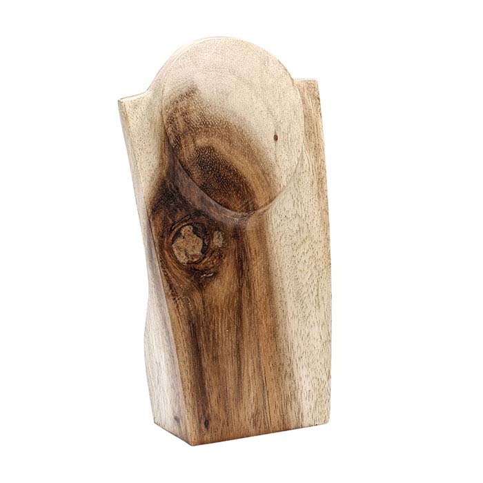 Natural Suar Wood Necklace Bust Displays