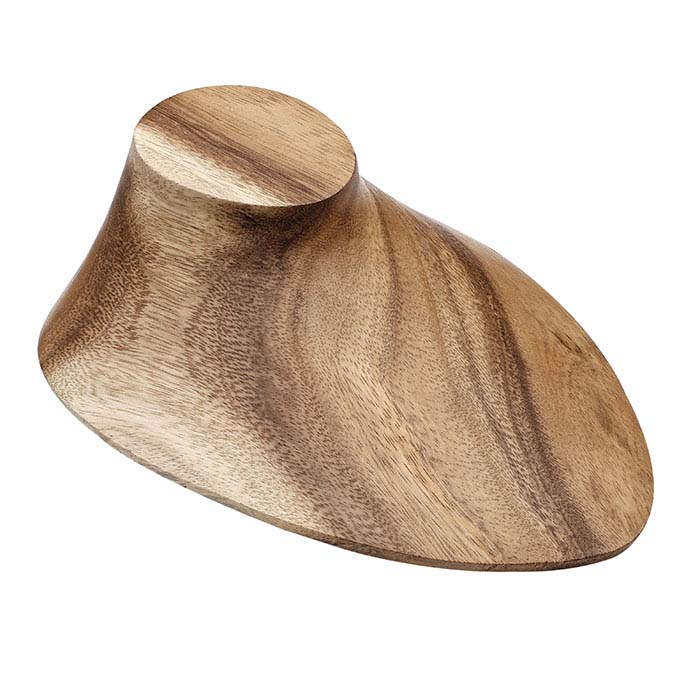 Natural Suar Wood Necklace Bust Display
