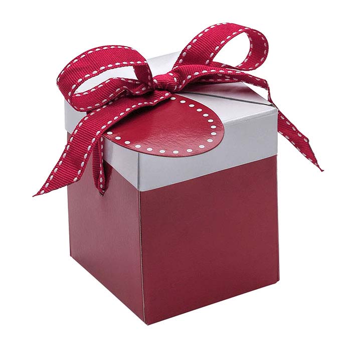 Red & White Mini Pop-Up Universal Gift Box