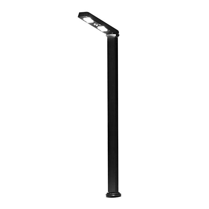 Black Aluminum LED Display Light