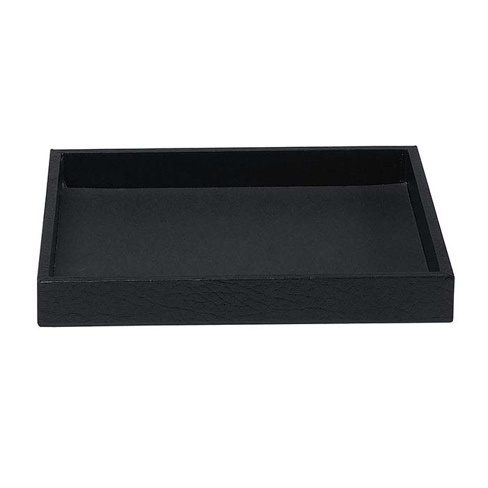 Black TexturedPaper HalfSize Trays