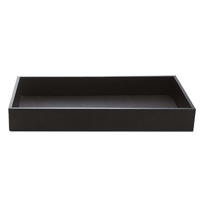 Black TexturedPaper FullSize Tray