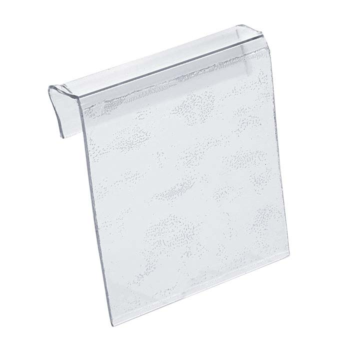 Clear Plastic 1" x 1" Adhesive Jewelry Card Adapter