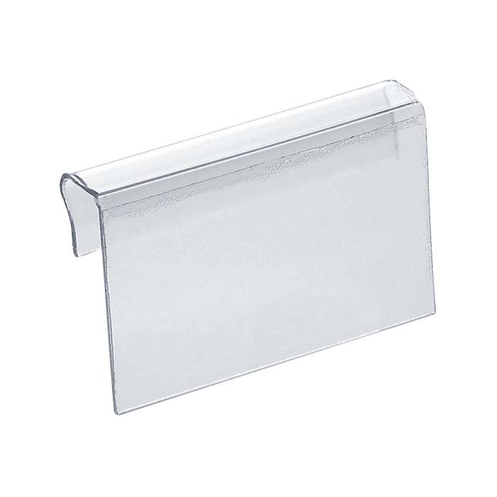 Clear Plastic 1" x 1/2" Adhesive Jewelry Card Adapter