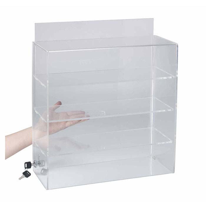 Clear Acrylic Lockable Display Case