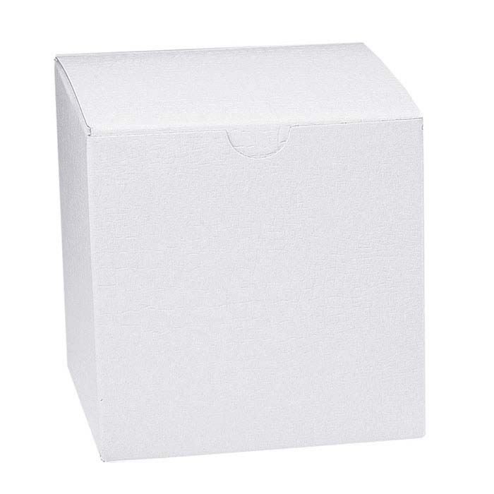 ReadyFold White Cardboard Box for Gift, Storage, Packaging