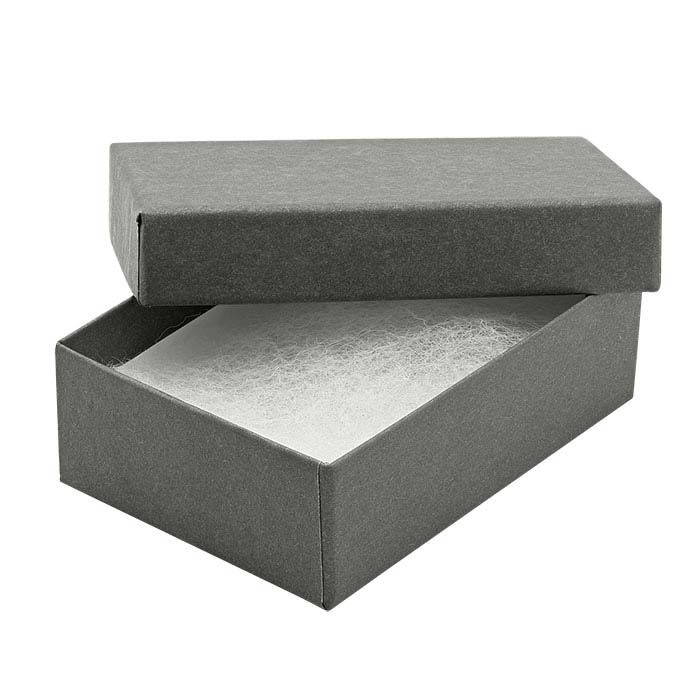 Slate Gray Paper-Covered Gift Boxes
