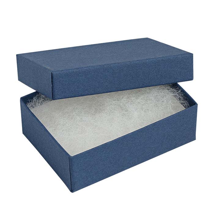 Navy Blue Recycled-Paper Gift Boxes