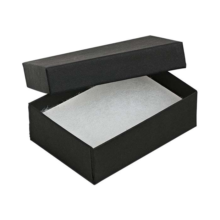 Download Matte Black Recycled Paper 3 1 16 W X 2 1 8 D X 1 H Gift Box