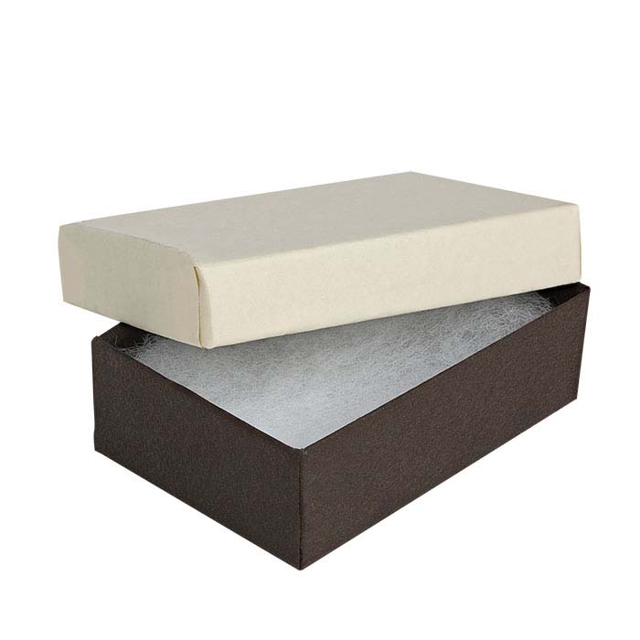 Coffee Shop Coffee & Cream Recycled-Paper Textured Gift Boxes