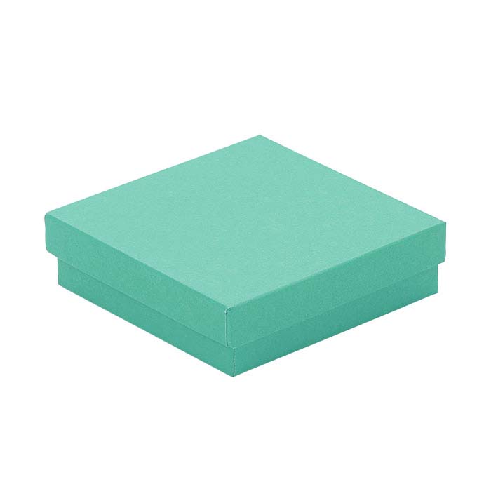 Tropical Blue PaperCovered 31/16"W x 21/8"D x 1"H Gift Box