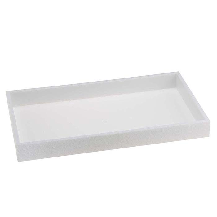 White Foam Full Size Tray Liner For 1 1 8 Gem Jars White Foam Full Size Tray Liner For 1 1 8 Gem Jars