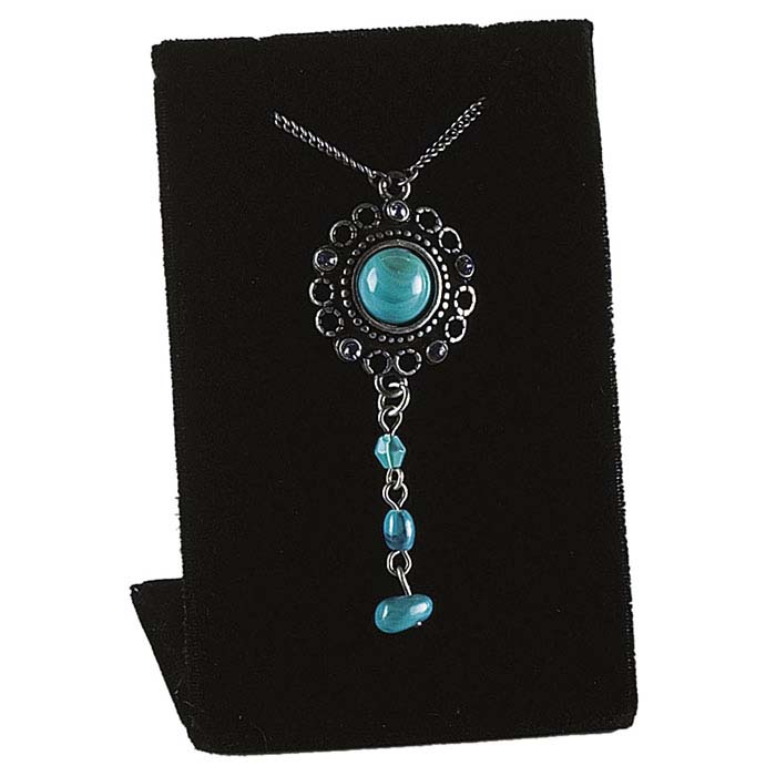 Black Velvet Pendant or Earring Display
