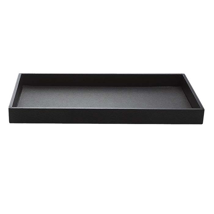 Black TexturedPaper FullSize Tray